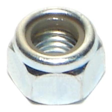 Midwest Fastener Nylon Insert Lock Nut, M7-1.00, Steel, Class 8, Zinc Plated, 50 PK 53665